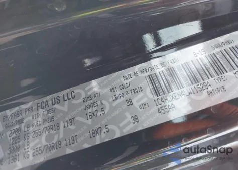 2020 Jeep Wrangler Unlimited Sahara из США, поврежденный, VIN 1C4HJXEN4LW115294